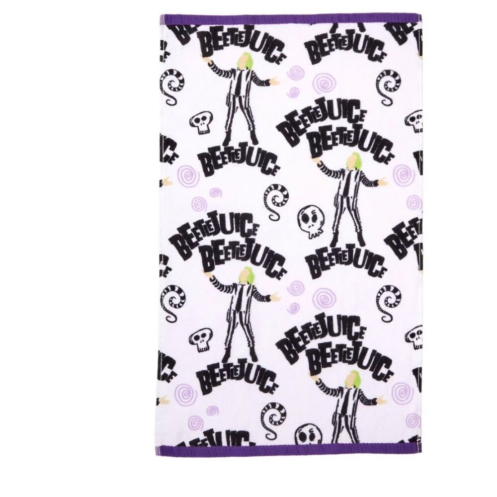New 2-Pack Beetlejuice Hand Towels
